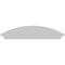 Ekena Millwork Arched Architectural Grade PVC Pediment, 58"W x 14"H x 2-3/4"P PEDP058X140ARD00 - alternate 4